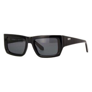 A0458Z New OFF-WHITE Prescott Black Square OERI117 1007 Sunglasses Women